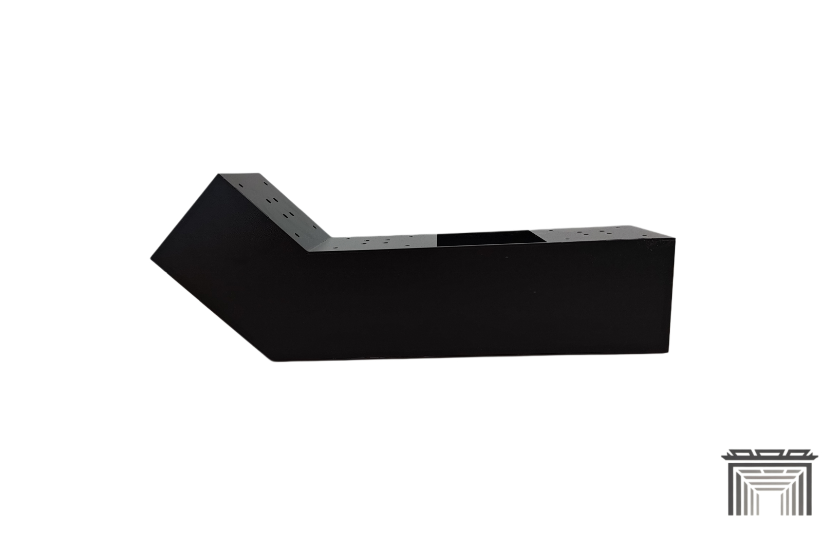 Prosty prawy narożny łącznik pergoli 45° na belkę 100×100 mm - obrazek 5