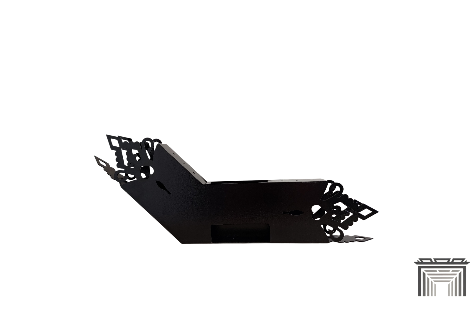 Ozdobny przelotowy łącznik pergoli 45° na belkę 145×45 mm