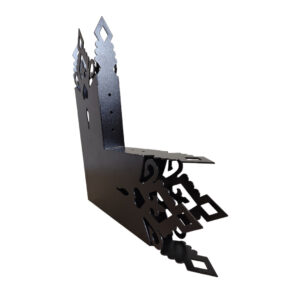 Alternative view of Ozdobny lewy narożny łącznik pergoli 90° na belkę 145×45 mm