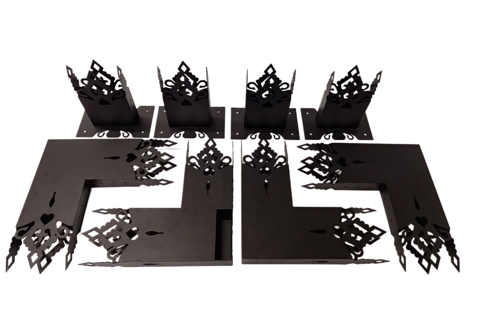 Regionalny zestaw łączników do pergoli – podstawowy 90° na belkę 145×45 mm
